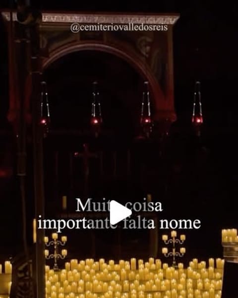 Publicação de 6 de julho no Instagram @cemiteriovalledosreis